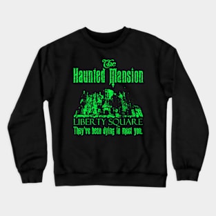 Haunted Mansion - Magic Kingdom - Green Crewneck Sweatshirt